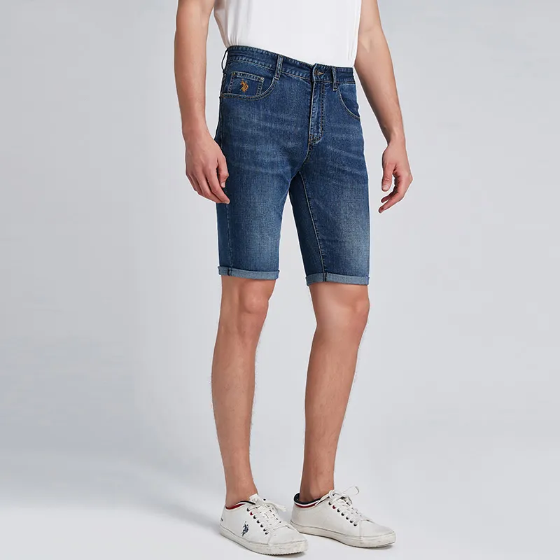 U.S. POLO ASSN. Denim Shorts Men's Navy Blue-3