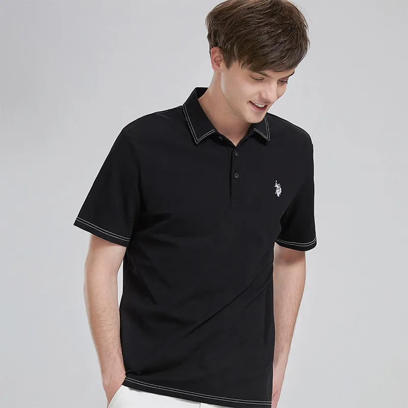 U.S. POLO ASSN. Polo Shirt Men's Black-5