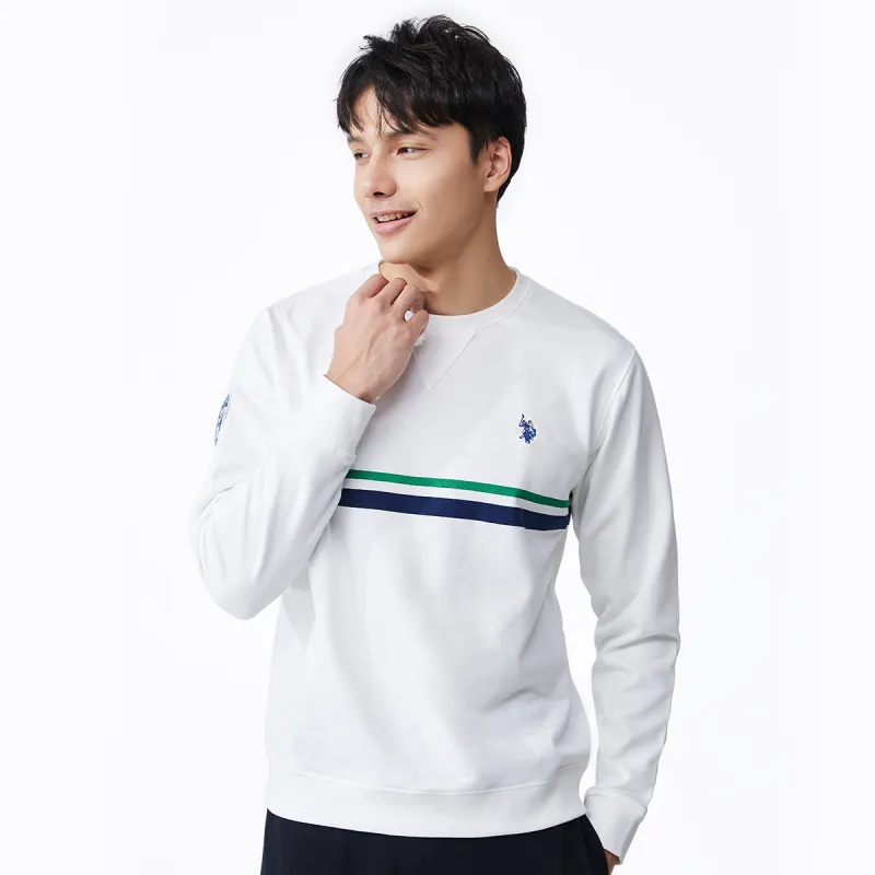 U.S. POLO ASSN. Sweatshirt Men's Pure White-4