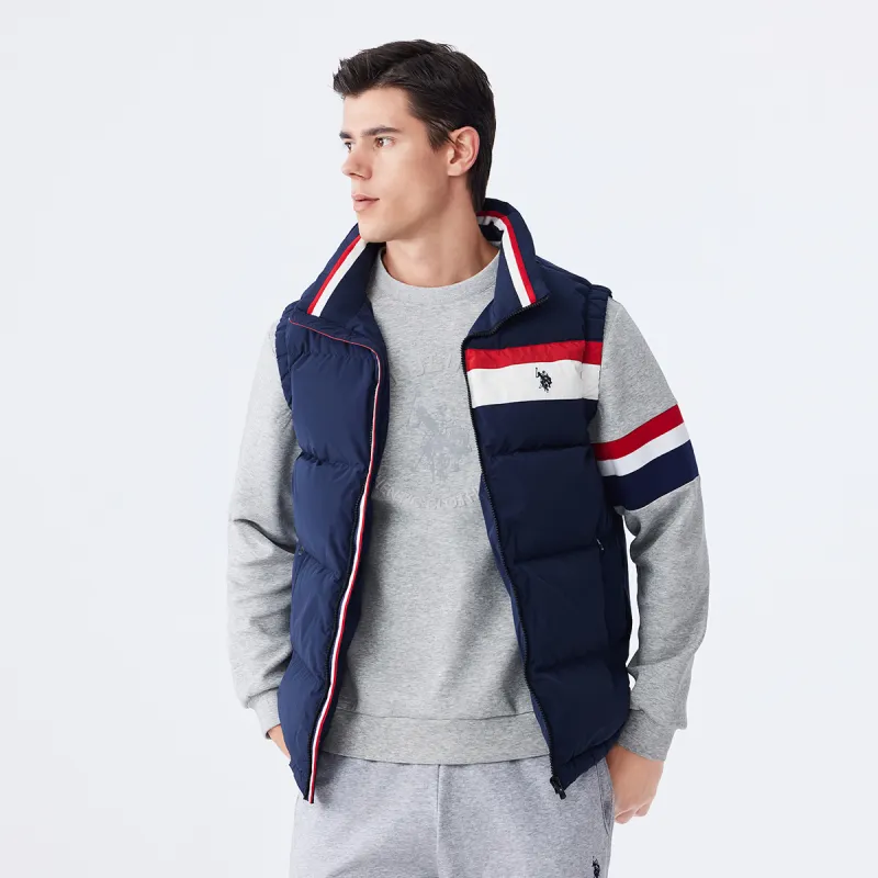U.S. POLO ASSN. Vests Men Navy Blue-4