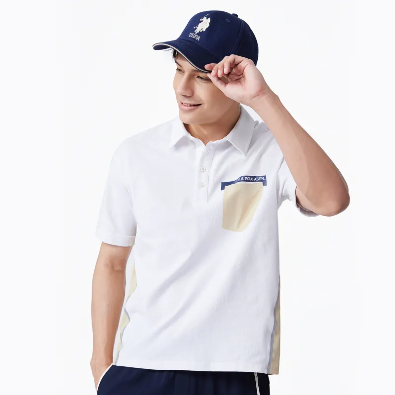 U.S. POLO ASSN. Polo Shirt Men's Pure White-3