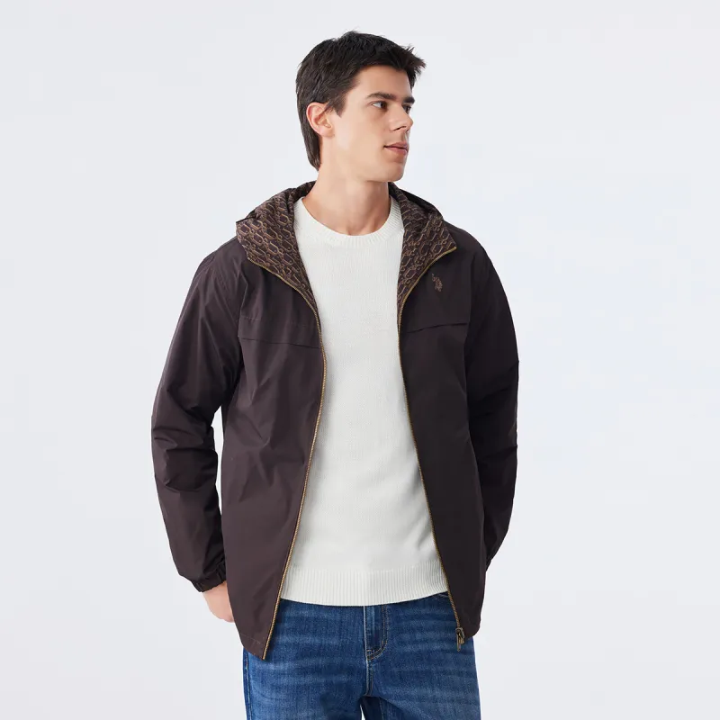 U.S. POLO ASSN. Jackets & Coats Men's Dark Coffee Print-10