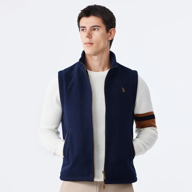 U.S. POLO ASSN. Vests Men Navy Blue-5