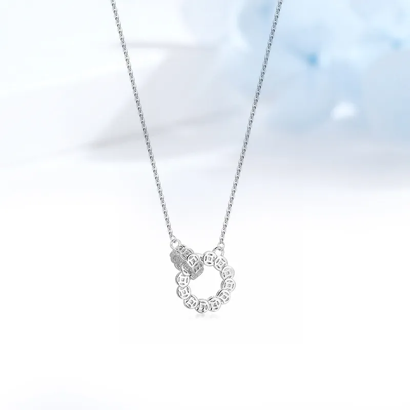 Welcome To The Treasure Alloy Necklaces Unisex-4