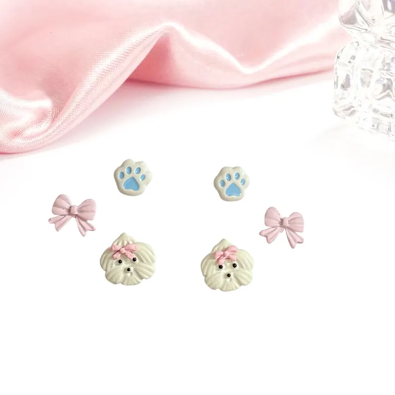 Welcome To The Treasure Alloy Stud Earrings Unisex-12