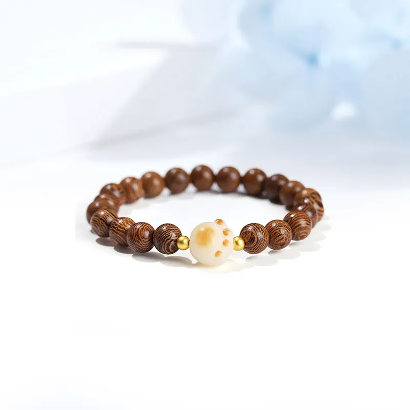 Welcome To The Treasure White Jade Bodhi Bracelets Unisex-5