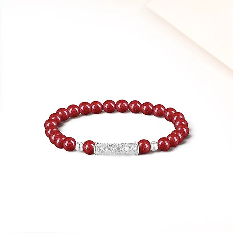 Welcome To The Treasure Reconstructed Cinnabar Bracelets Unisex-1
