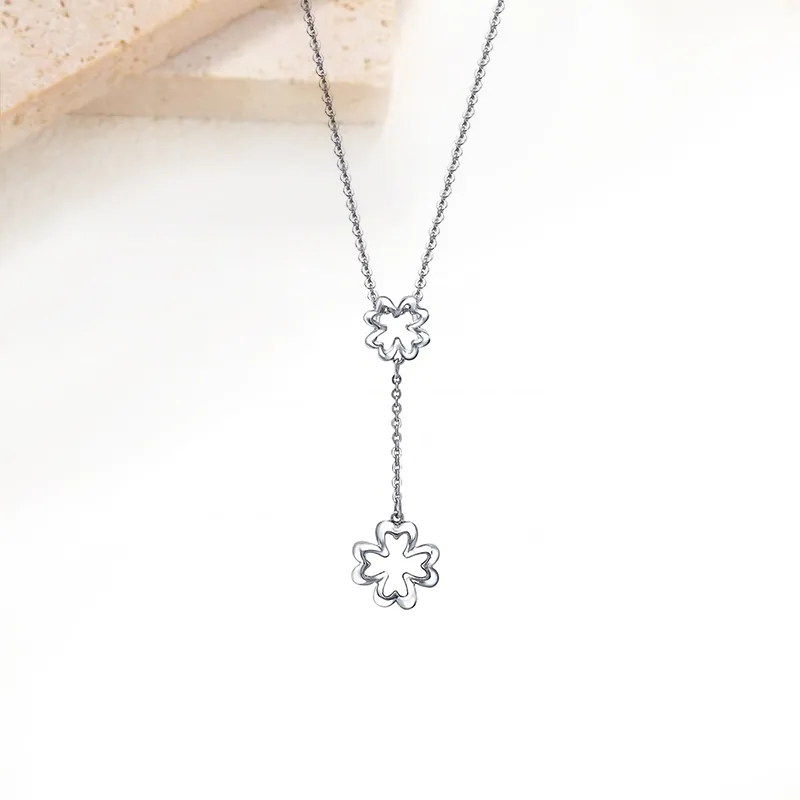 Welcome To The Treasure Wealth Attraction Tassel Lacy Design Collarbone Chain Necklaces Unisex-4