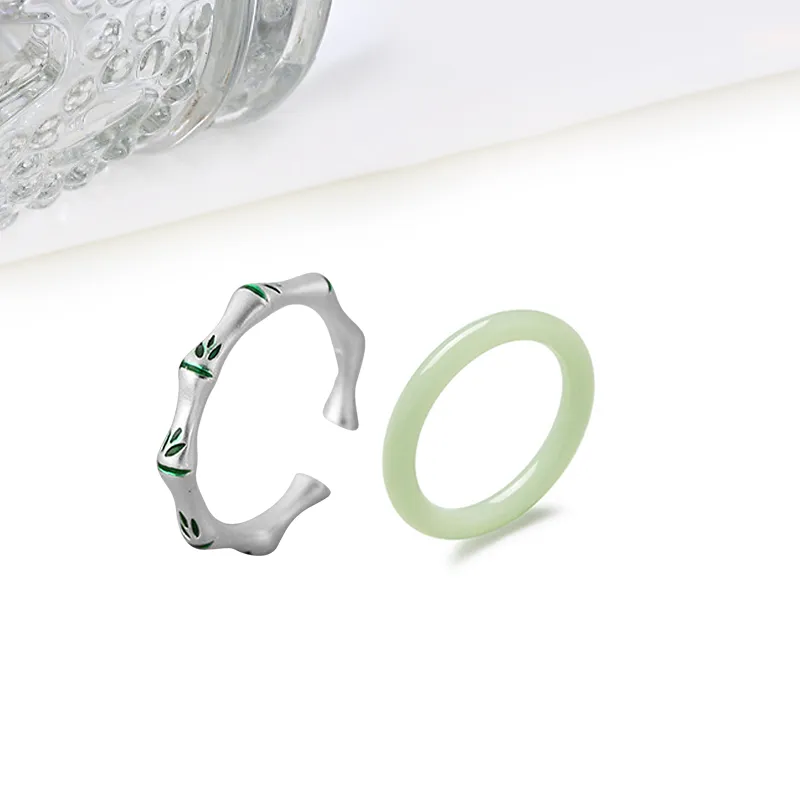 Welcome To The Treasure Chalcedony Rings Unisex-2