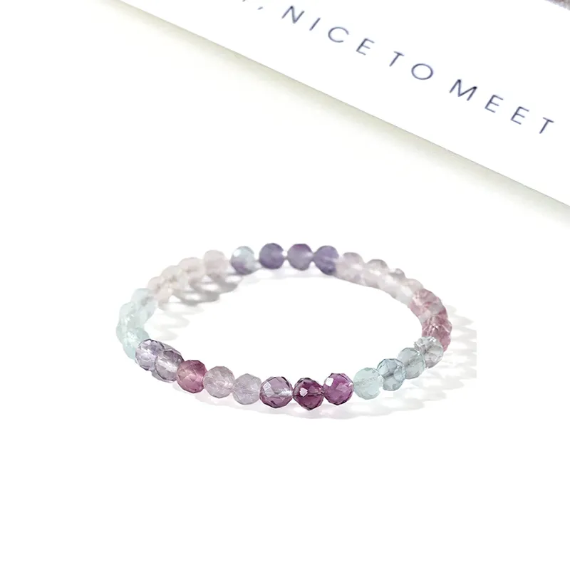 Welcome To The Treasure Fluorite Bracelets Unisex-4