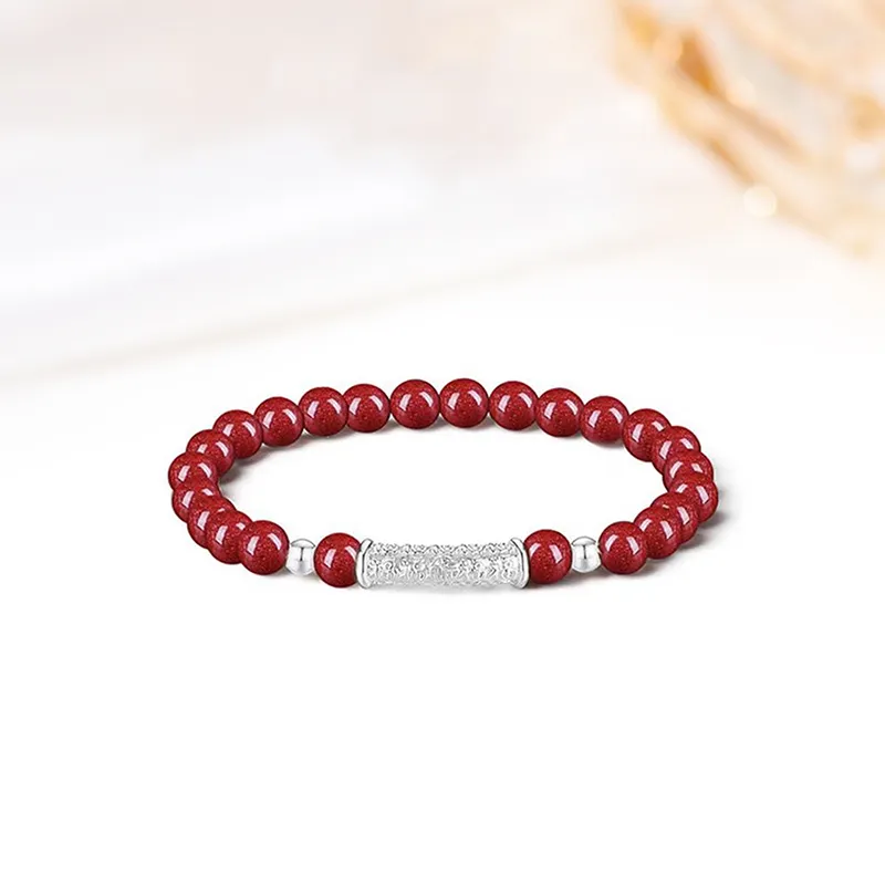 Welcome To The Treasure Reconstructed Cinnabar Bracelets Unisex-3