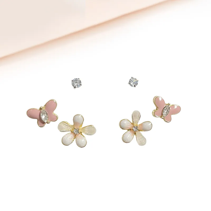 Welcome To The Treasure Alloy Stud Earrings Unisex-2