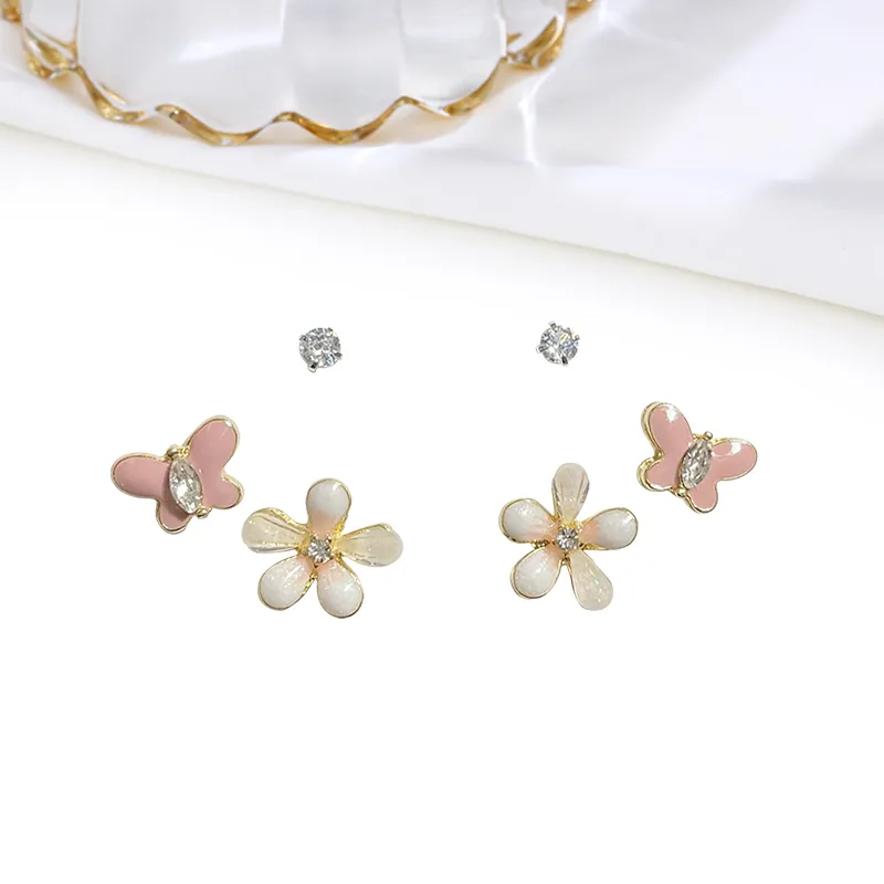 Welcome To The Treasure Alloy Stud Earrings Unisex-4