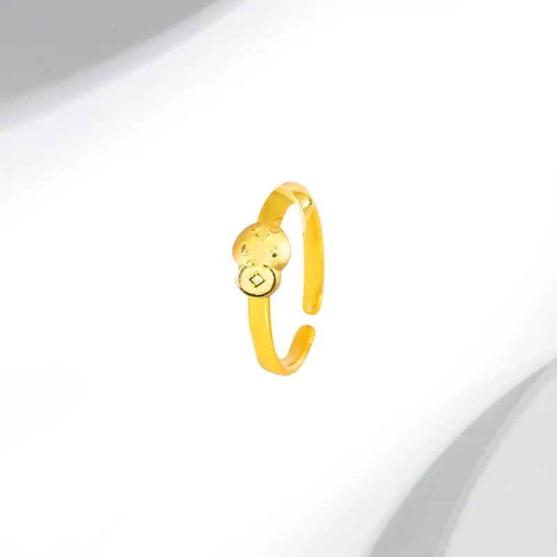 Welcome To The Treasure Alloy Rings Unisex-4