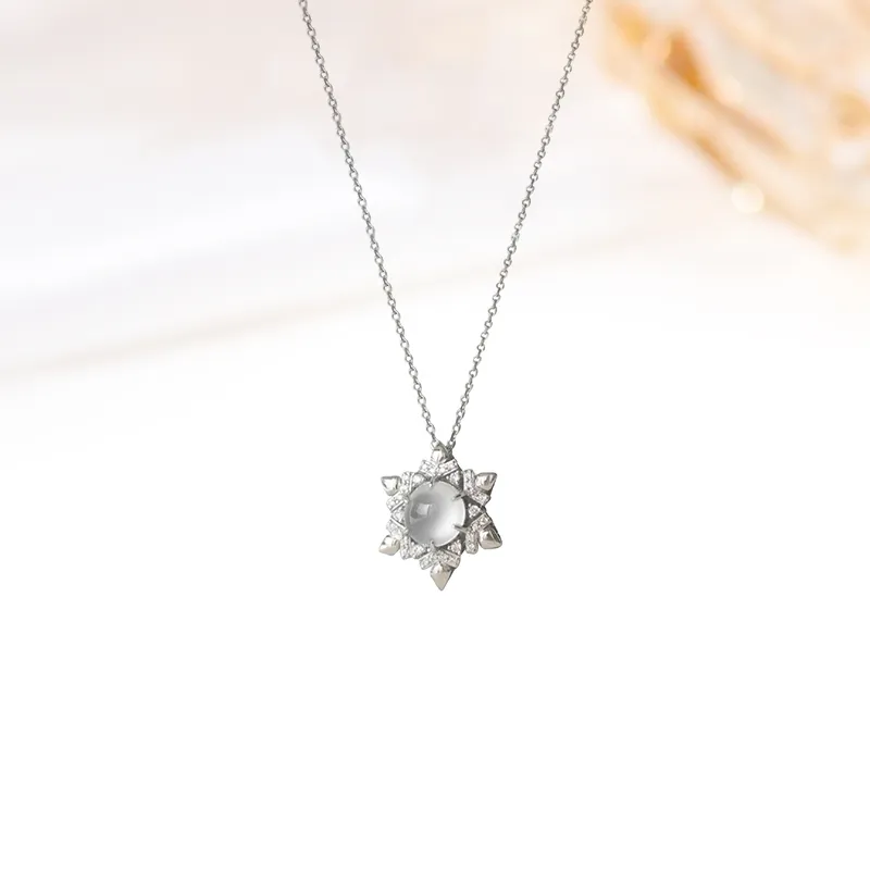 Welcome To The Treasure Chalcedony Date Confession Ritual Necklace Unisex-3