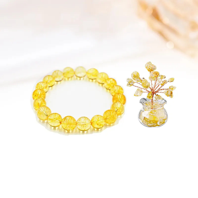 Welcome To The Treasure Citrine Ornaments Unisex-3