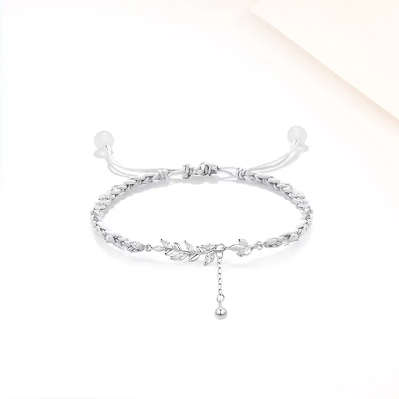 Welcome To The Treasure Zircon Rope Bracelets Unisex-2