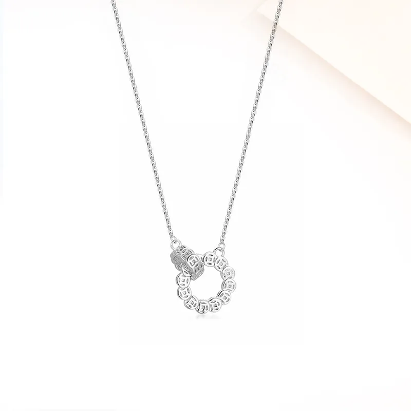 Welcome To The Treasure Alloy Necklaces Unisex-5