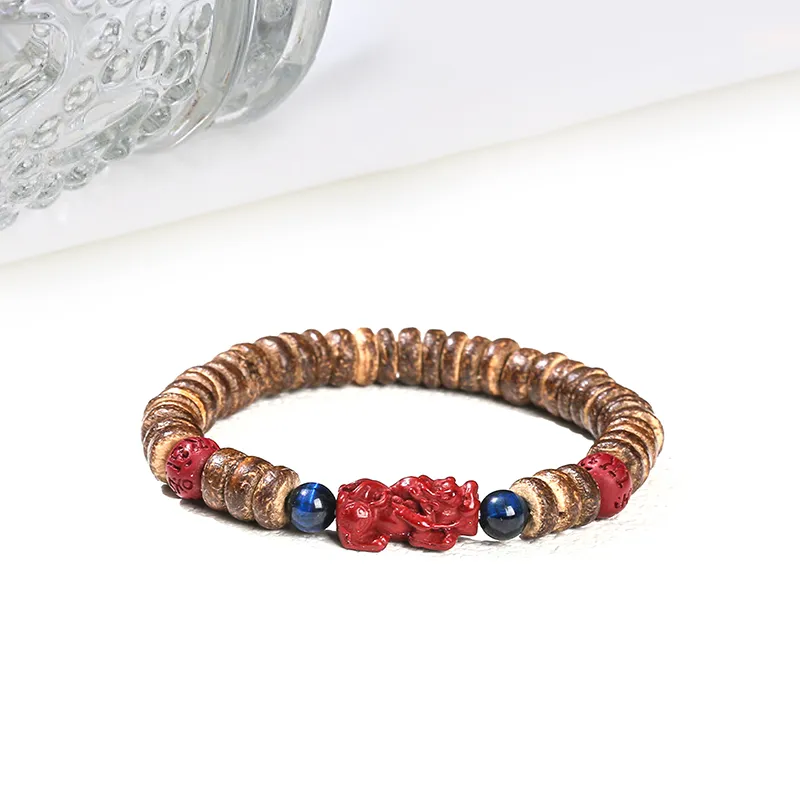 Welcome To The Treasure Coconut Shell Beads Bodhi Bracelets Unisex-1
