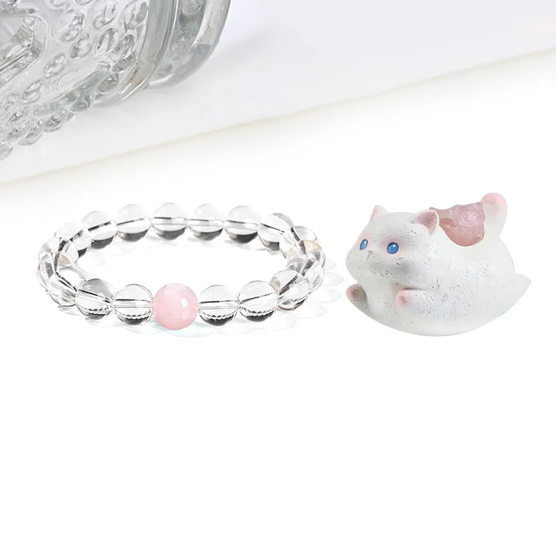 Welcome To The Treasure White Crystal Ornaments Unisex-3