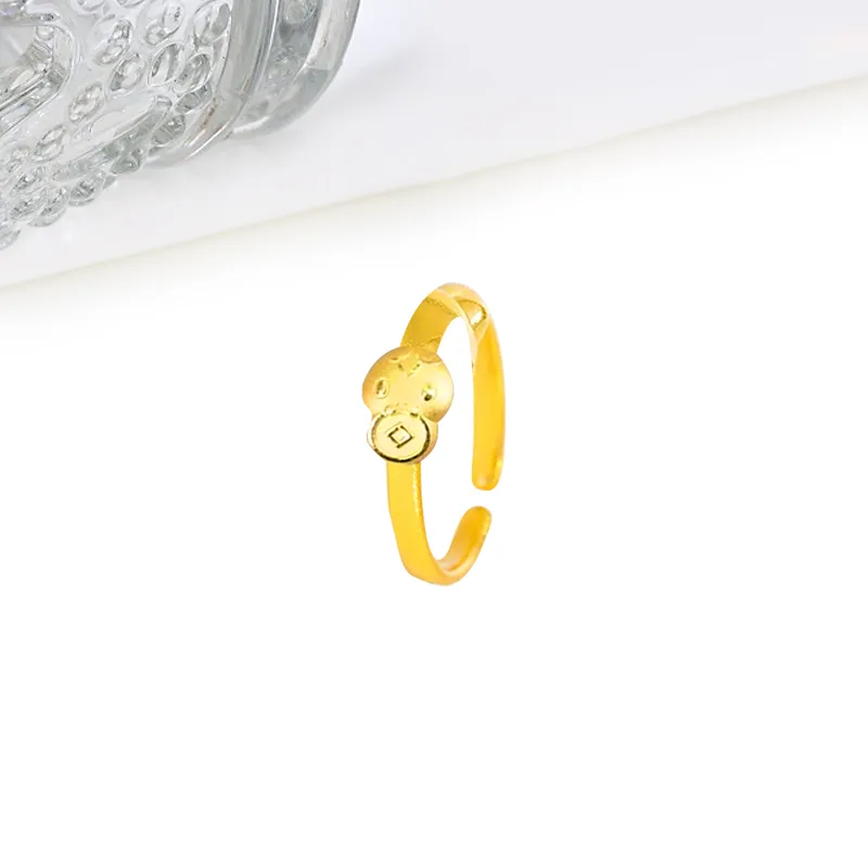 Welcome To The Treasure Alloy Rings Unisex-3