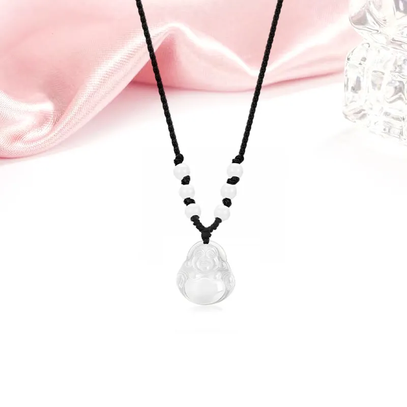 Welcome To The Treasure Chalcedony Zodiac Year Wealth And Blessing Joy Without Worry Necklace Unisex-1
