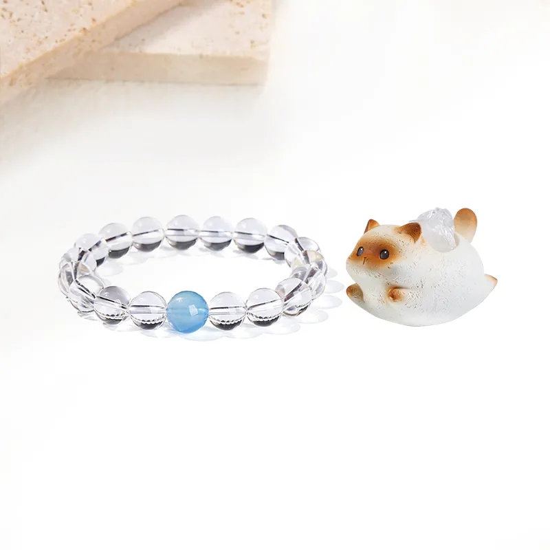 Welcome To The Treasure White Crystal Ornaments Unisex-4