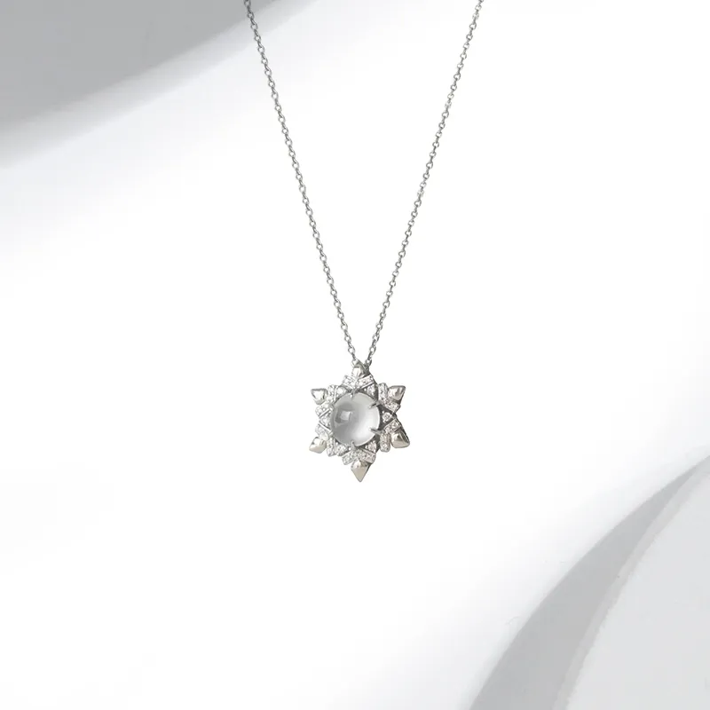 Welcome To The Treasure Chalcedony Date Confession Ritual Necklace Unisex-1