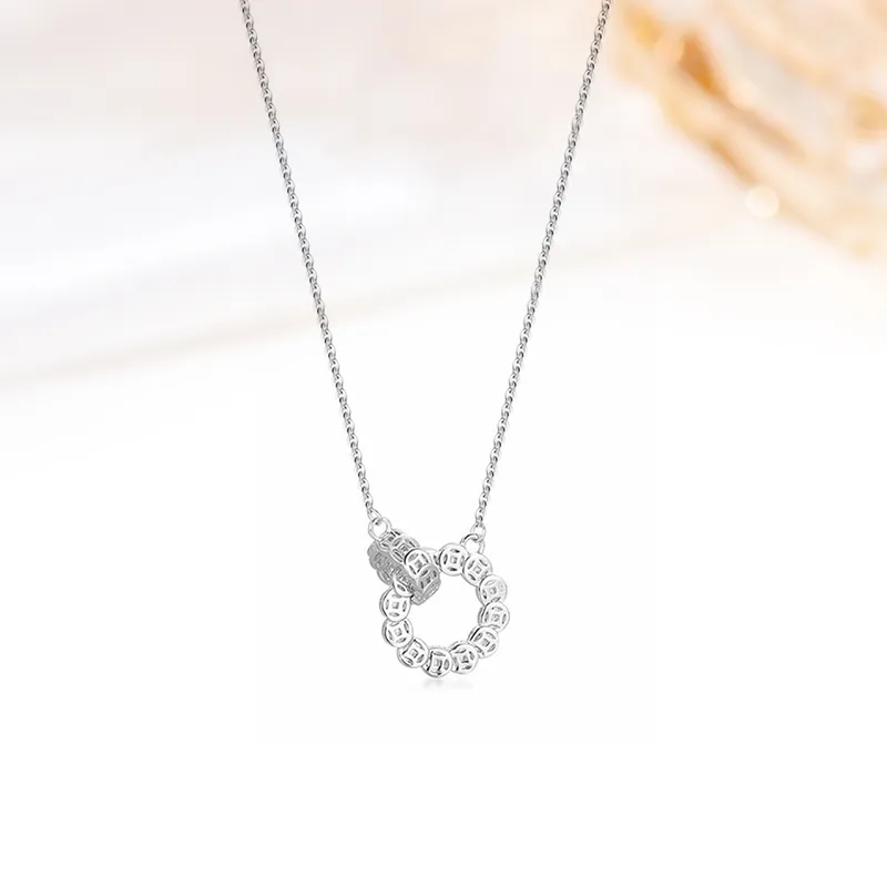 Welcome To The Treasure Alloy Necklaces Unisex-2