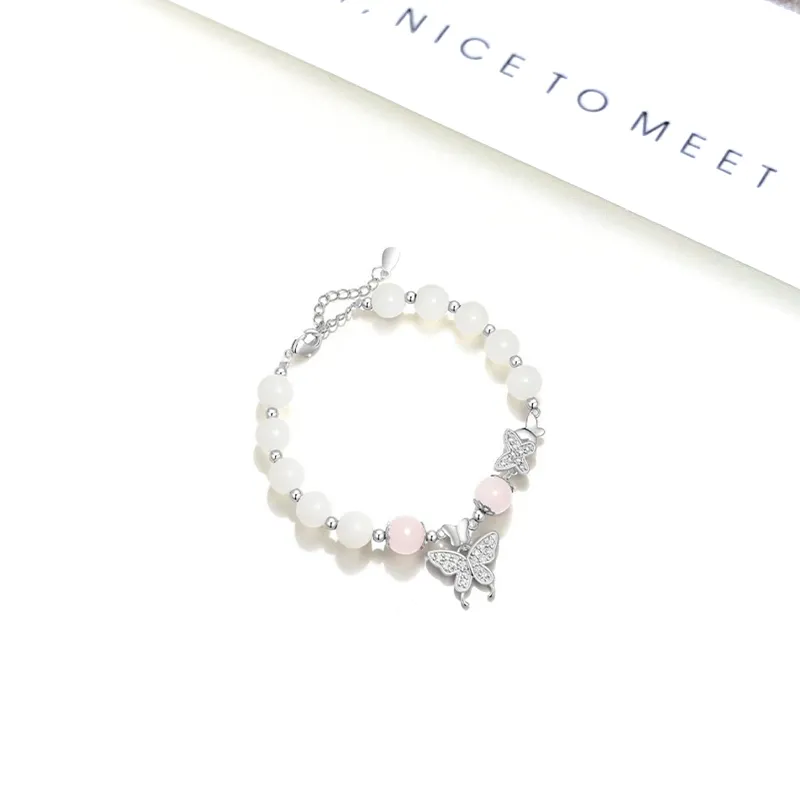Welcome To The Treasure White Jade Bodhi Bracelets Unisex-2