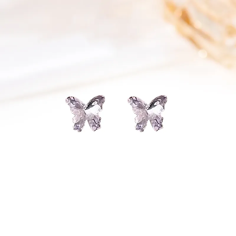Welcome To The Treasure Alloy Zircon Stud Earrings Unisex-3