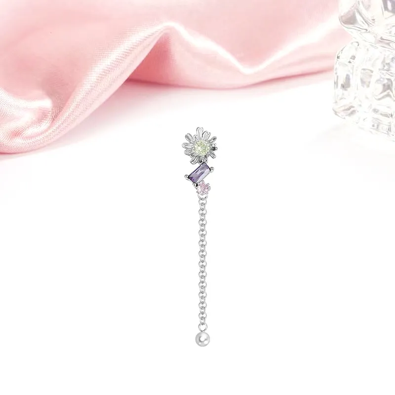 Welcome To The Treasure Zircon Earrings Unisex-7