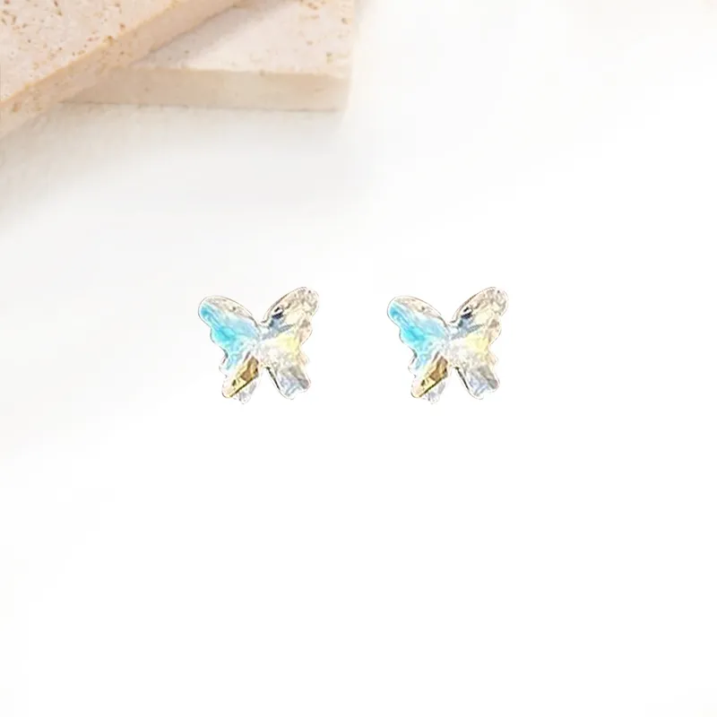 Welcome To The Treasure Alloy Zircon Stud Earrings Unisex-9