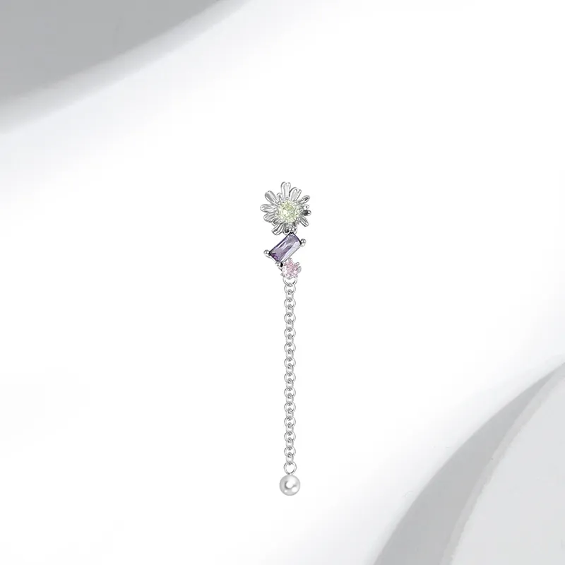 Welcome To The Treasure Zircon Earrings Unisex-8