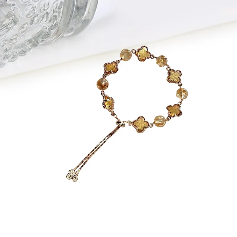 Welcome To The Treasure Citrine Bracelets Unisex-2