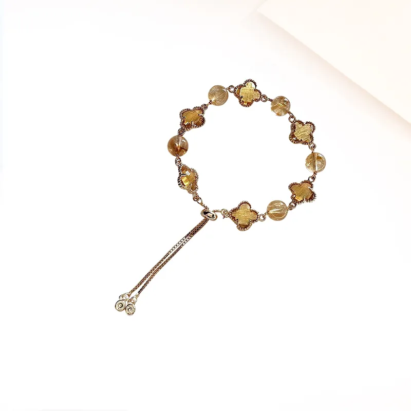 Welcome To The Treasure Citrine Bracelets Unisex-4