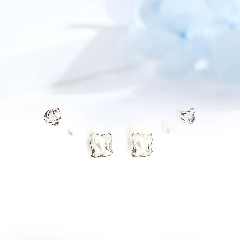 Welcome To The Treasure Alloy Stud Earrings Unisex-1