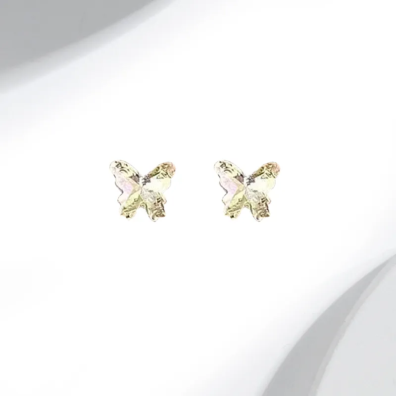 Welcome To The Treasure Alloy Zircon Stud Earrings Unisex-5