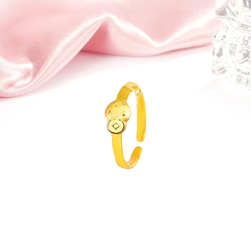 Welcome To The Treasure Alloy Rings Unisex-7