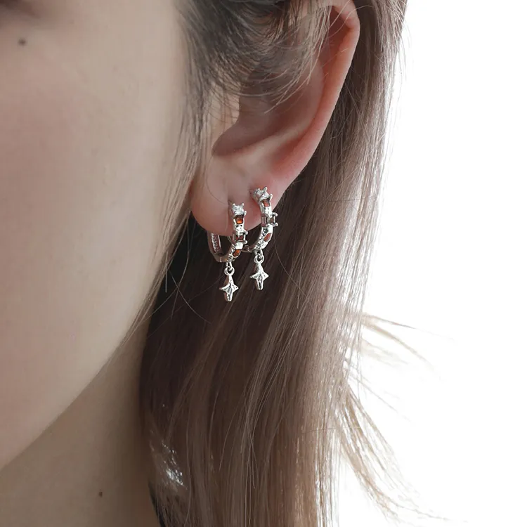 JOLLY NOTE Fashion Casual Everyday Commute Versatile For Students Earrings Unisex-1
