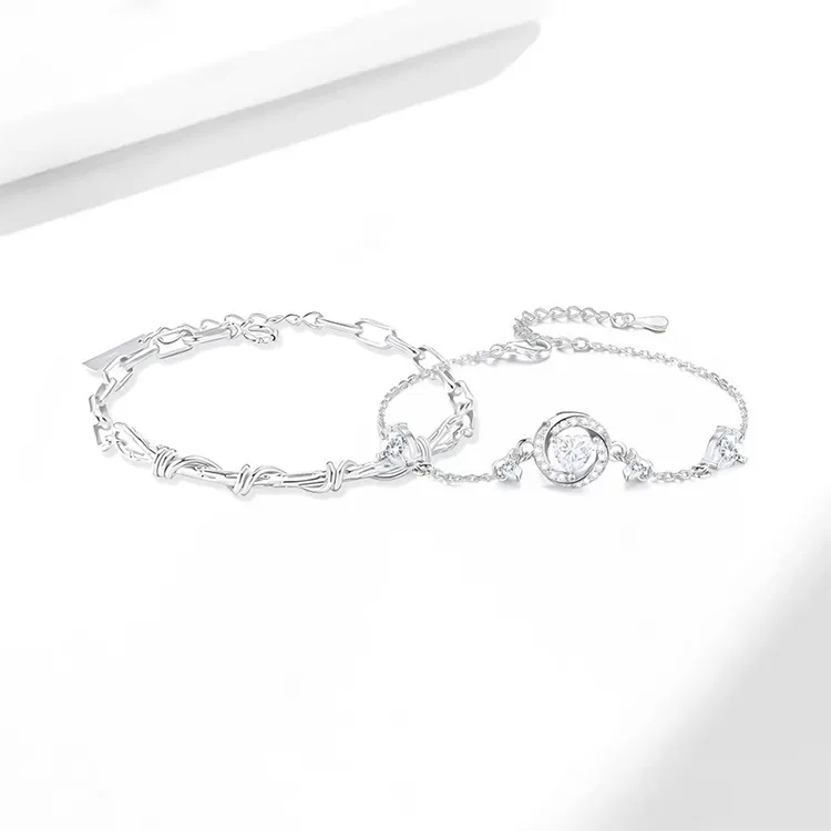 JOLLY NOTE Everyday Gentle Commute Versatile Cool And Refreshing Bracelets Unisex-3