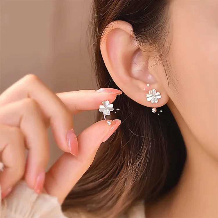 JOLLY NOTE Sterling Silver Earrings Women's-2