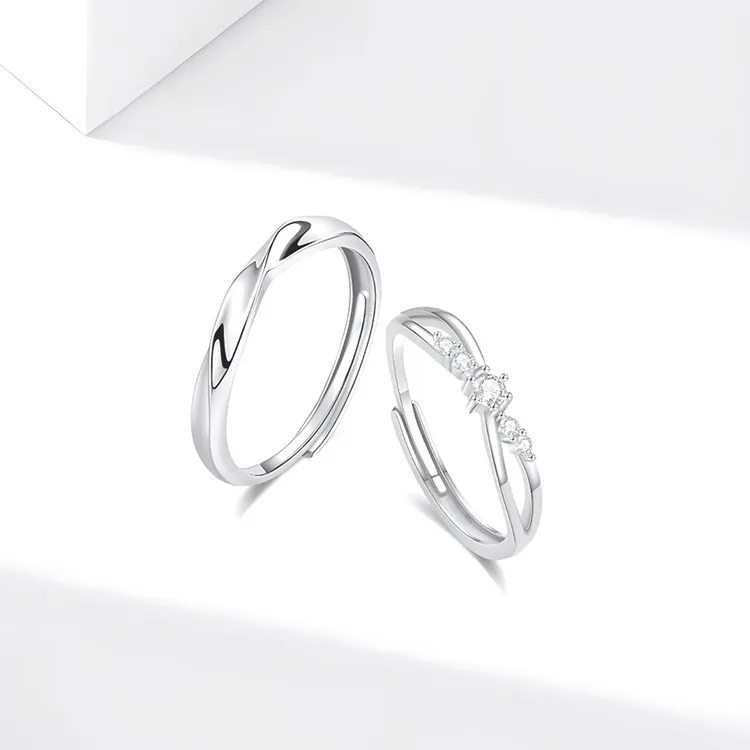 JOLLY NOTE Anniversary Love Confession Date Rings Unisex-1