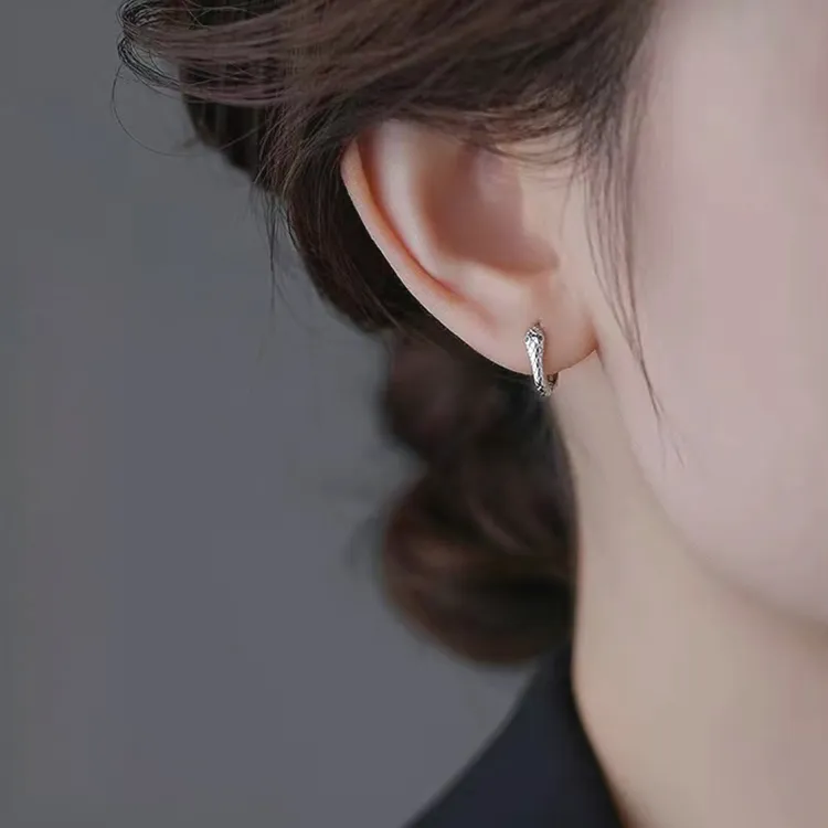 JOLLY NOTE Everyday Commute Versatile Students Earrings Unisex Good Luck-6