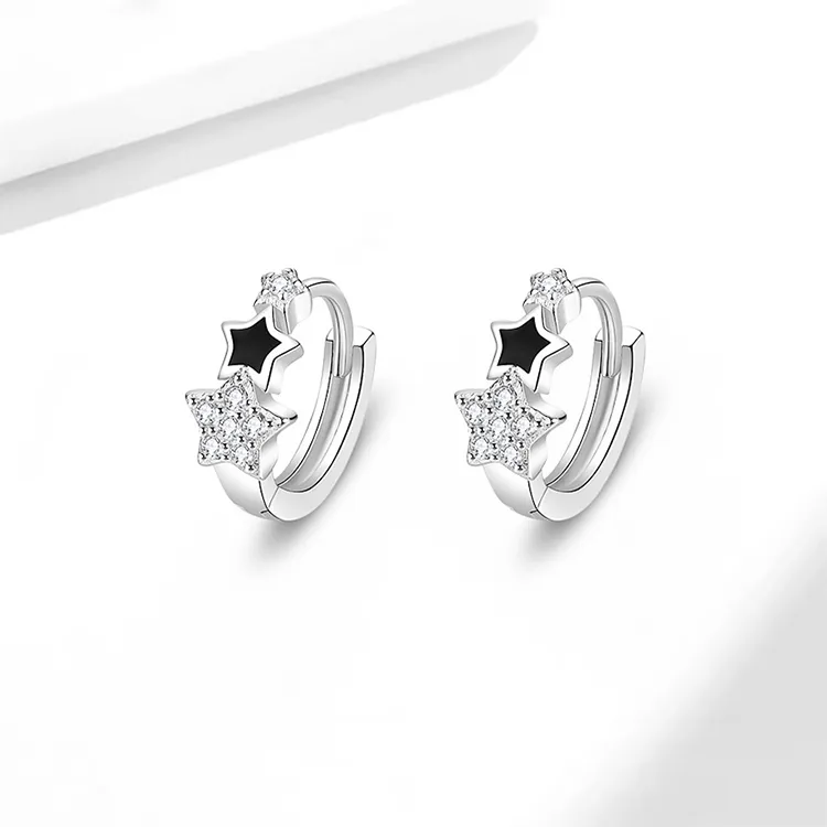 JOLLY NOTE Sterling Silver Earrings Unisex-5
