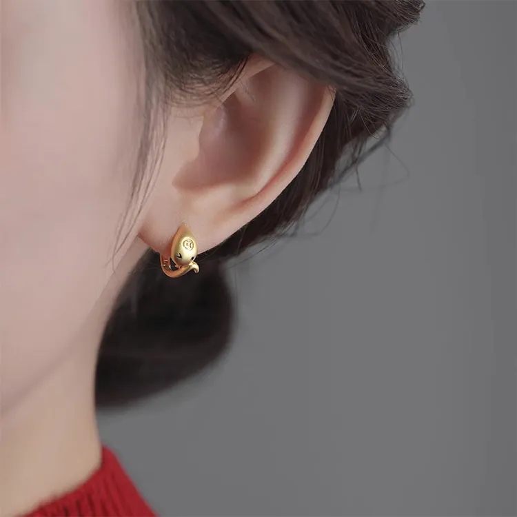 JOLLY NOTE S925 Silver Earrings Women's Good Luck-4