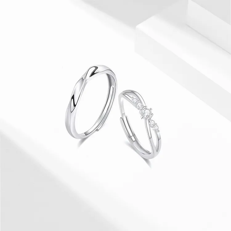 JOLLY NOTE Anniversary Love Confession Date Rings Unisex-3