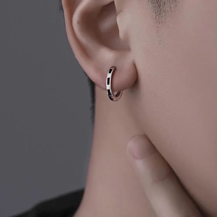 JOLLY NOTE Commute Versatile Date Earrings Unisex Good Luck-6