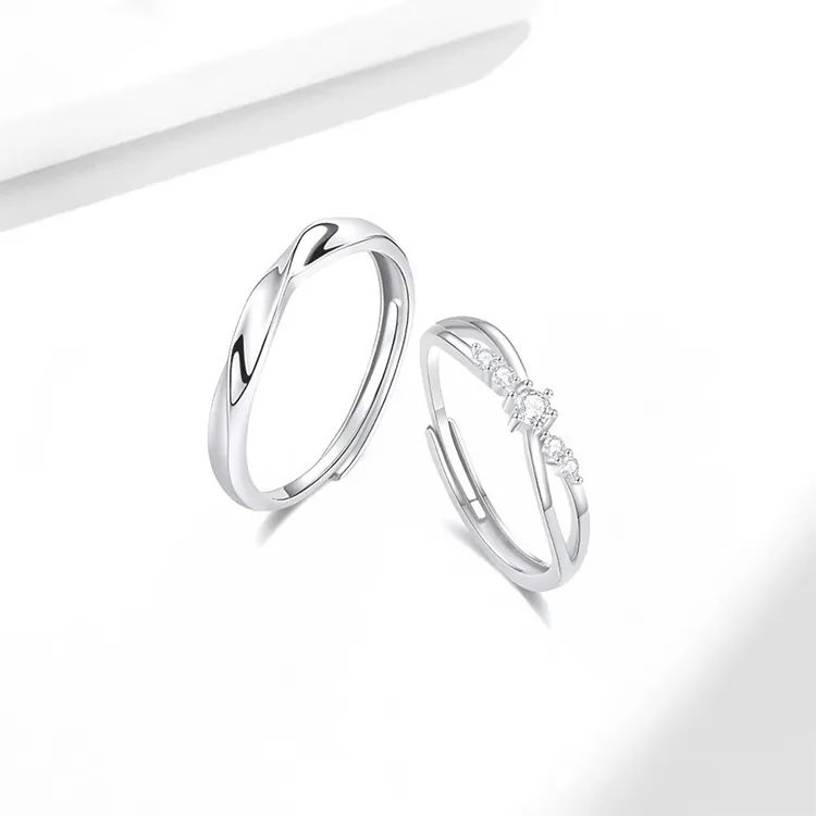 JOLLY NOTE Anniversary Love Confession Date Rings Unisex-2