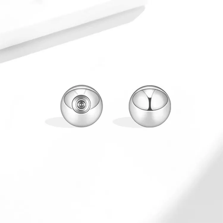 JOLLY NOTE Titanium Steel Stud Earrings Unisex-3